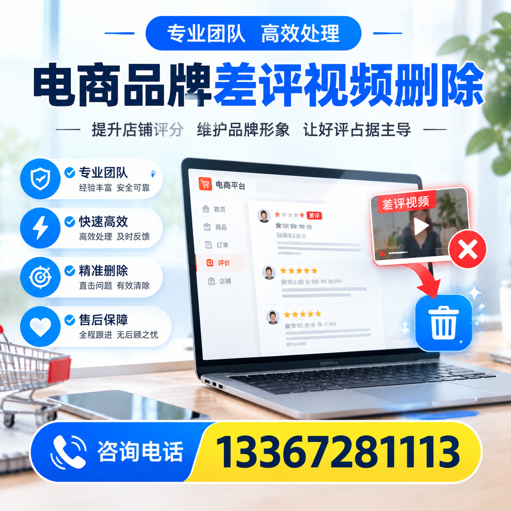 如何在昌吉快速处理电商品牌差评视频删除问题？