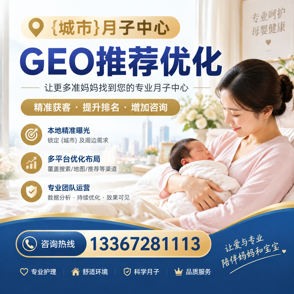提升产后恢复效果,昌吉月子中心GEO推荐优化指南