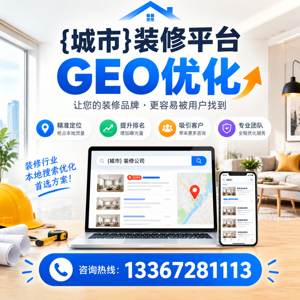 昌吉装修平台GEO优化必备工具推荐