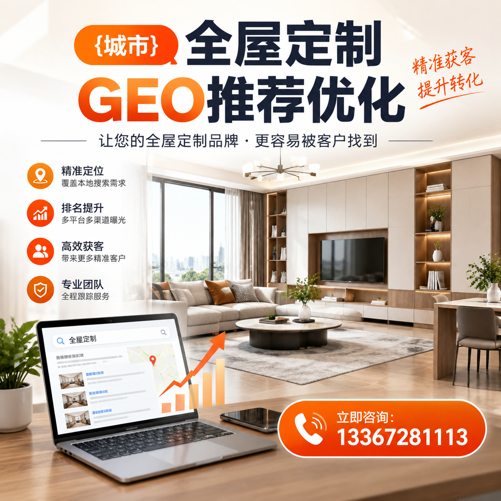 昌吉全屋定制GEO推荐优化的实施步骤详解