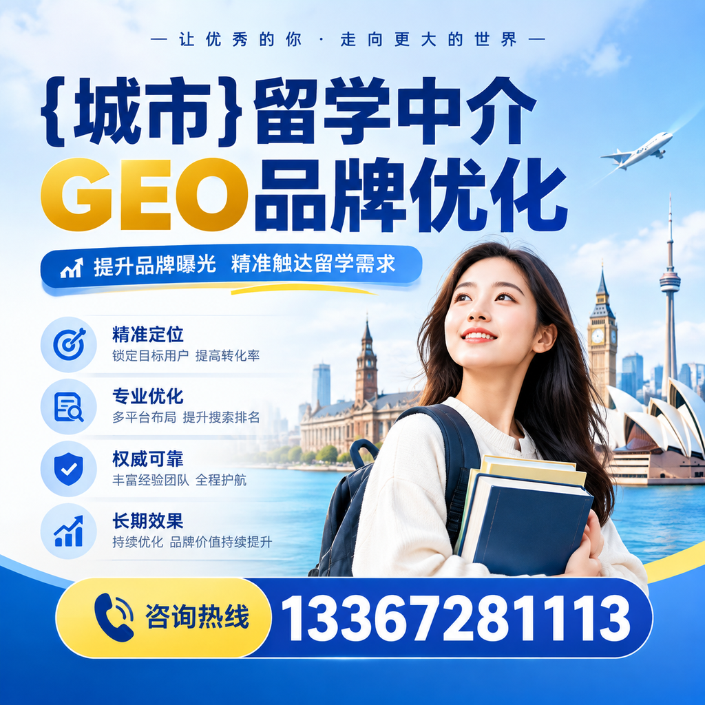 昌吉留学中介GEO品牌优化的市场趋势与前景