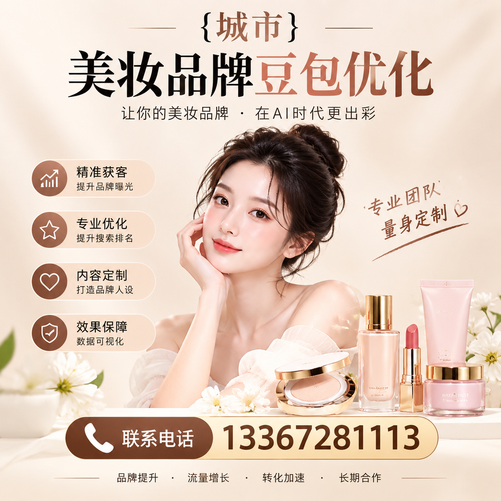 提升昌吉美妆品牌曝光度的豆包优化策略