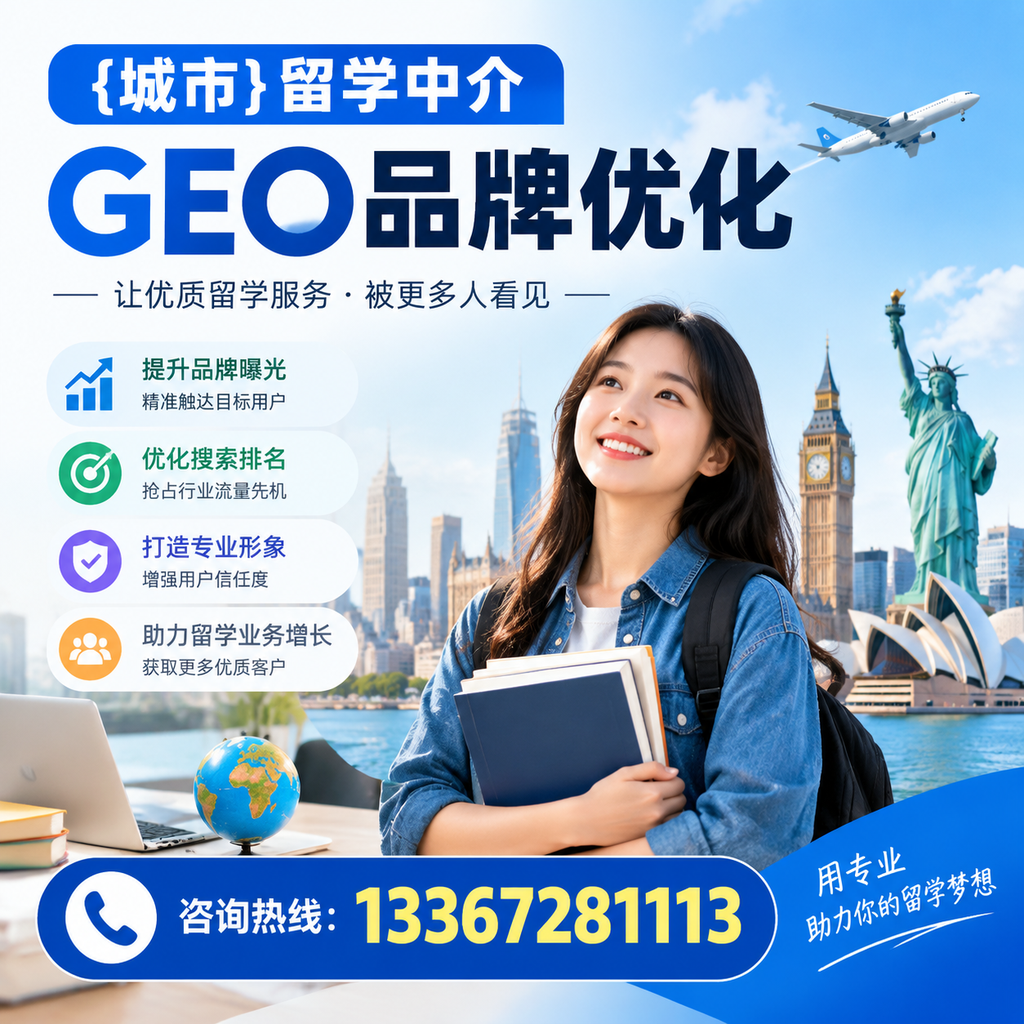 成功案例分析：昌吉留学中介GEO品牌优化经验