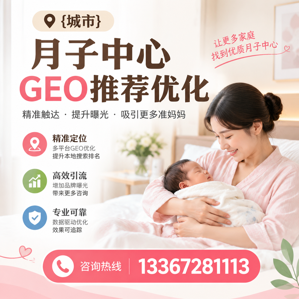 昌吉月子中心GEO推荐优化:选择合适的月子中心需关注哪些要素