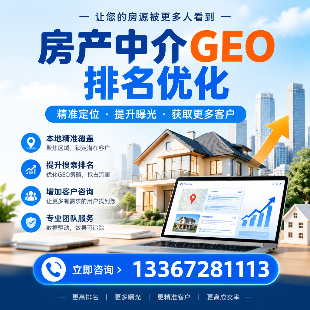 昌吉房产中介如何利用GEO排名优化获取更多客户