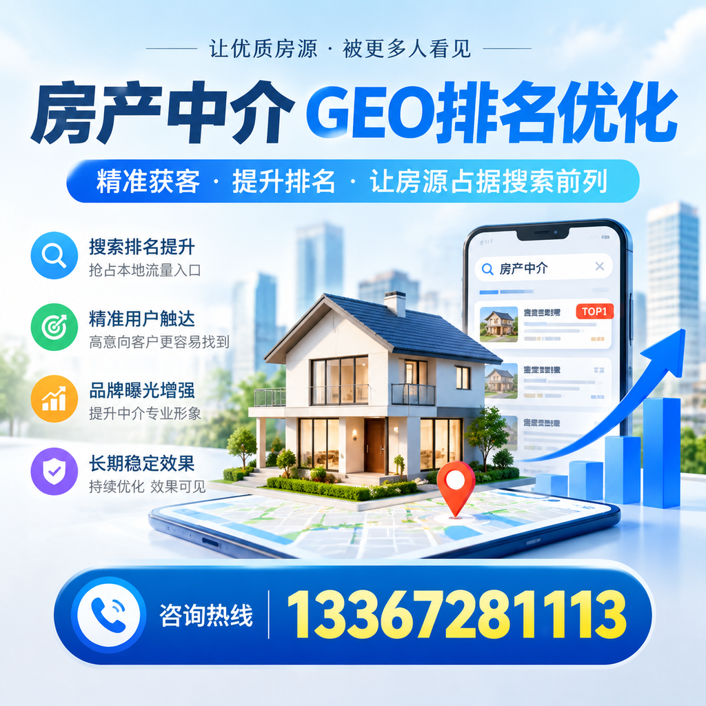 昌吉房产中介如何利用GEO排名优化获取更多客户