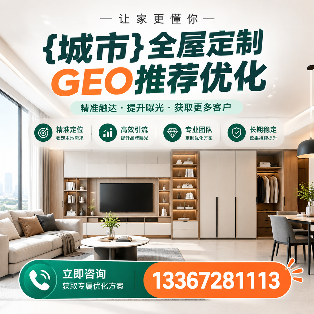 昌吉全屋定制市场分析：GEO推荐优化的必要性