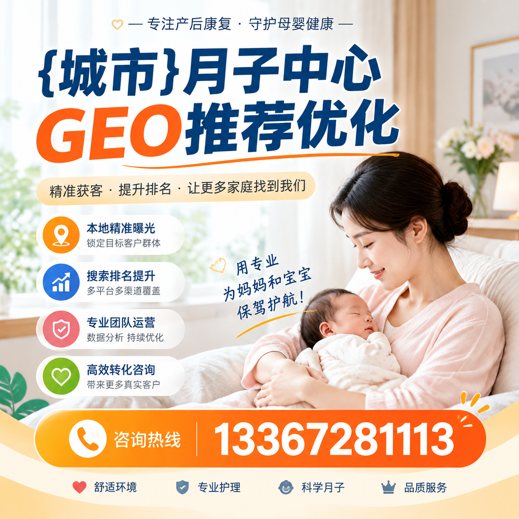 避免踩雷,昌吉月子中心GEO推荐优化的实用建议