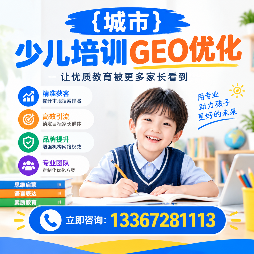 如何通过GEO优化提升昌吉少儿培训的招生效果？