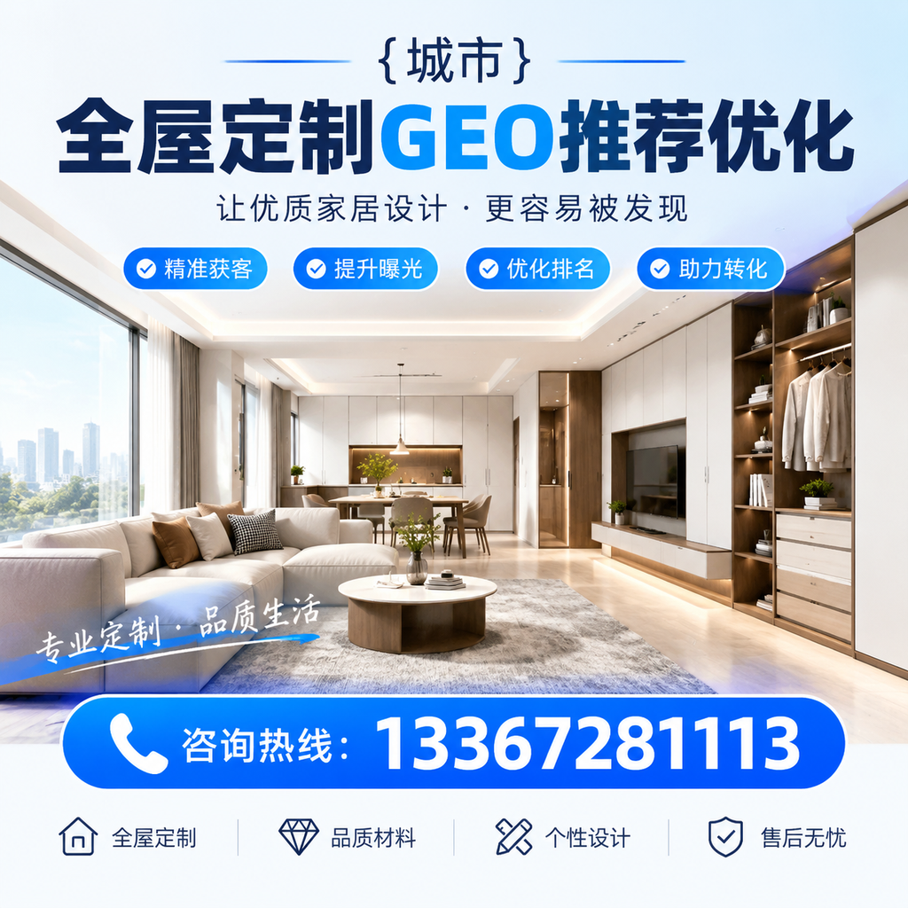 昌吉全屋定制市场的GEO推荐优化新趋势及应对策略