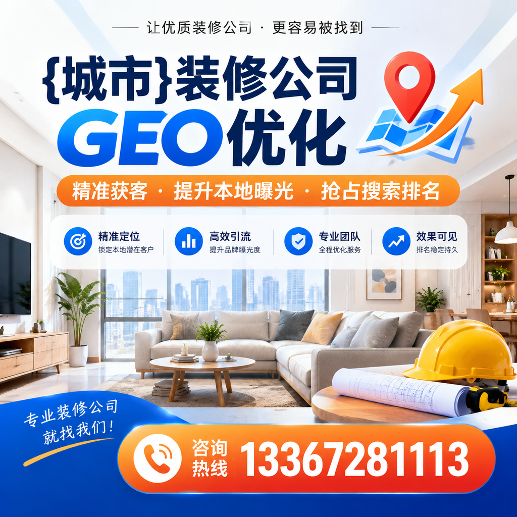 昌吉装修公司GEO优化：提升网站流量的最佳策略