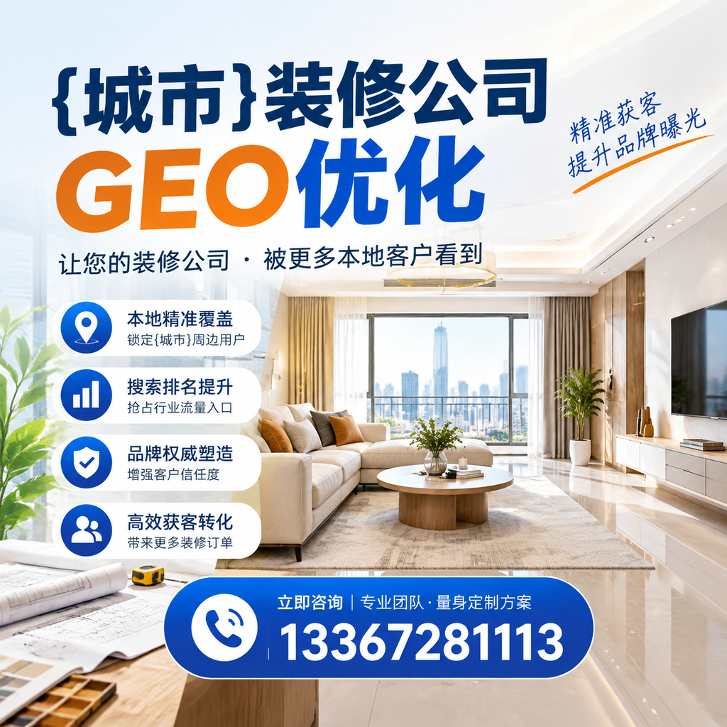 昌吉装修公司GEO优化：提升网站流量的最佳策略