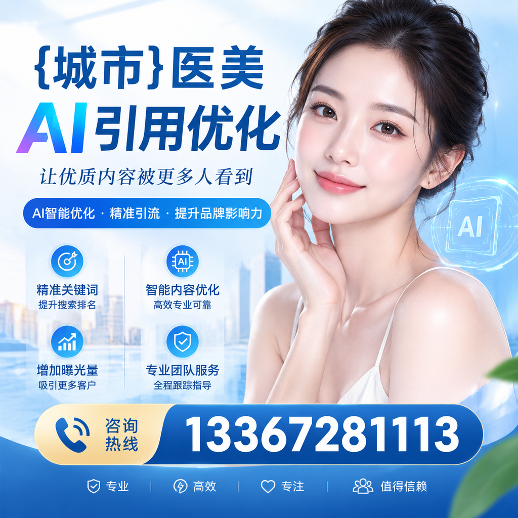 掌握昌吉医美AI引用优化的四大核心要素