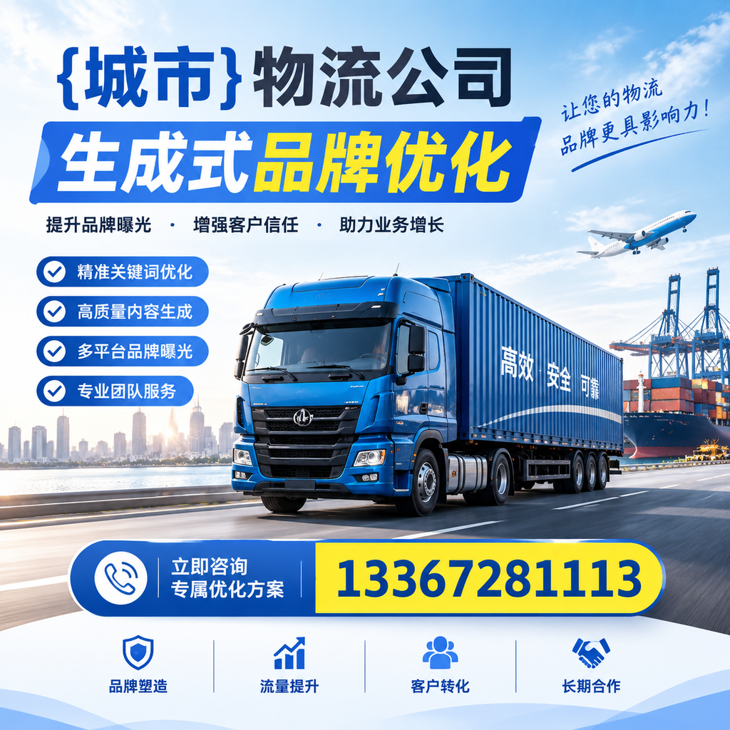 昌吉物流公司生成式品牌优化中的常见误区与解决方案