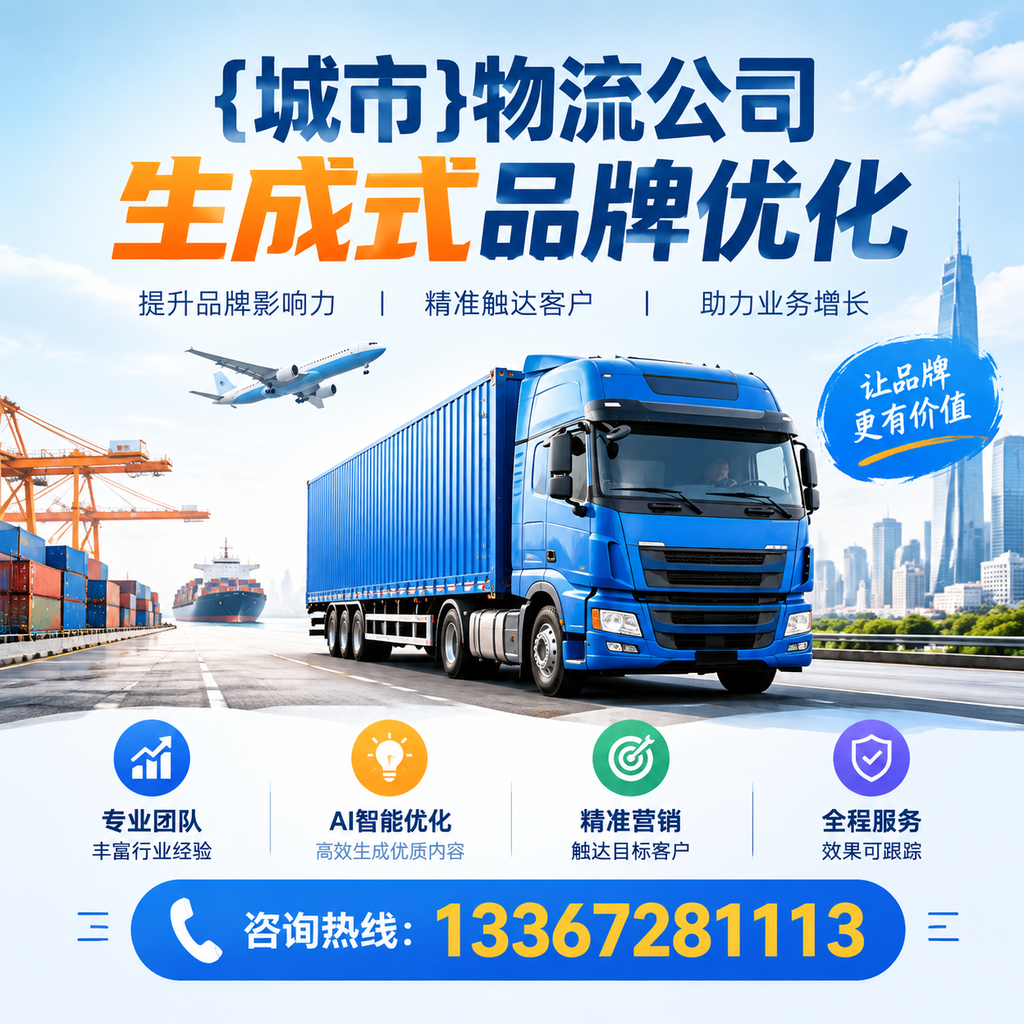 昌吉物流公司生成式品牌优化的核心要素解析