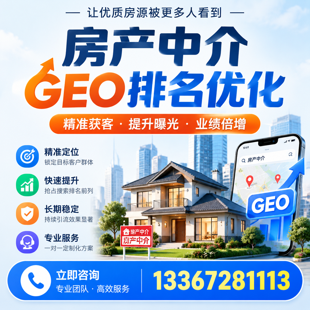 房产中介GEO排名优化的基本步骤与技巧