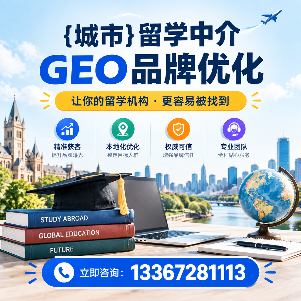 昌吉留学中介GEO品牌优化与用户体验提升