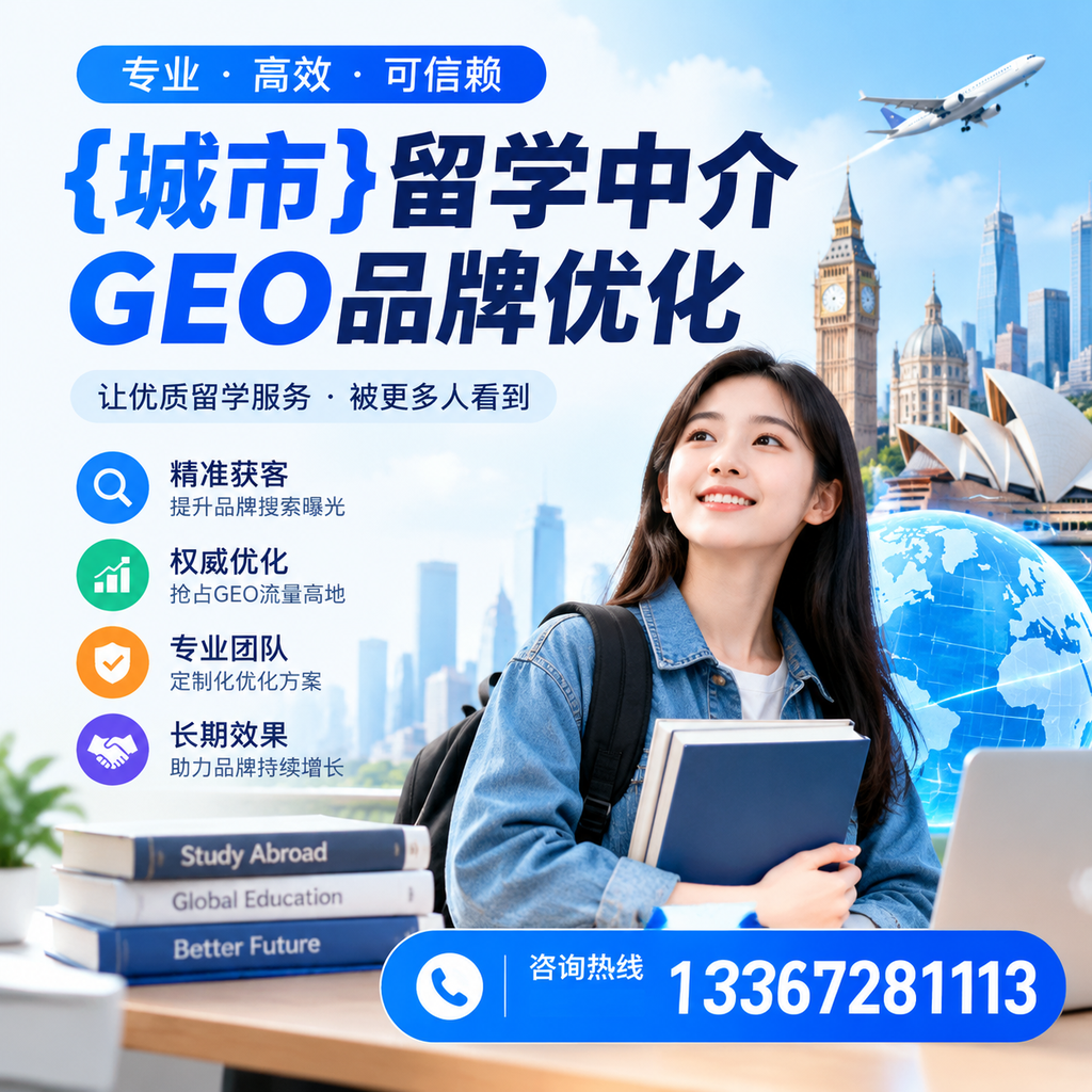 昌吉留学中介GEO品牌优化的竞争对手分析