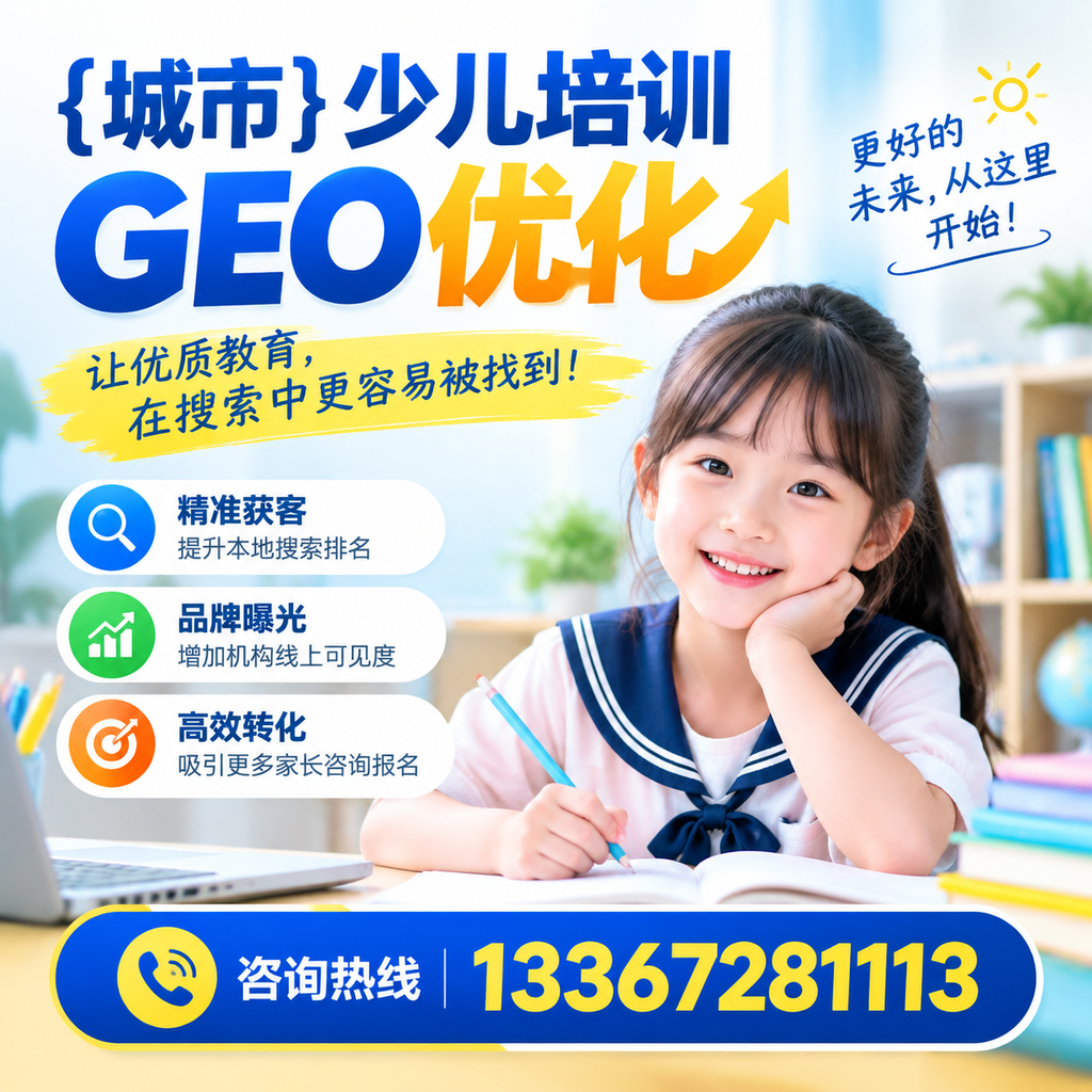 昌吉少儿培训GEO优化:实用工具与资源推荐