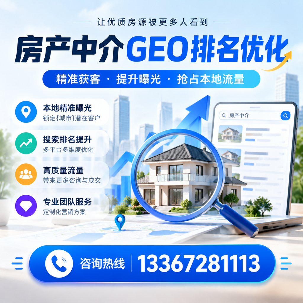 房产中介GEO排名优化的实用技巧,助力在昌吉发展